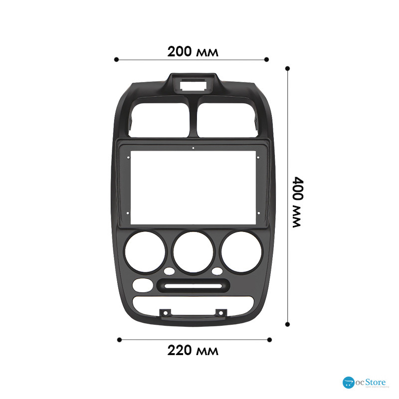 Переходная рамка Hyundai Accent Verna 1999-2012 (7290) 9"