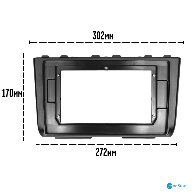 Переходная рамка Hyundai Creta IX25 2021 (7289) 9"