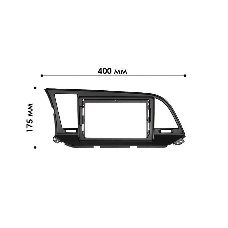 Переходная рамка Hyundai Elantra (AD) 2016-2020 Avante (AD) 2015-2020 (6765) 9"
