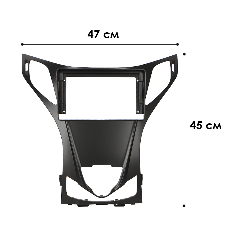 Переходная рамка Hyundai Grandeur Azera 2011-2016 9" (7677) Black