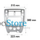Переходная рамка Hyundai Tucson 2005-2010 (HY 166T) 5842 10.1 Silver