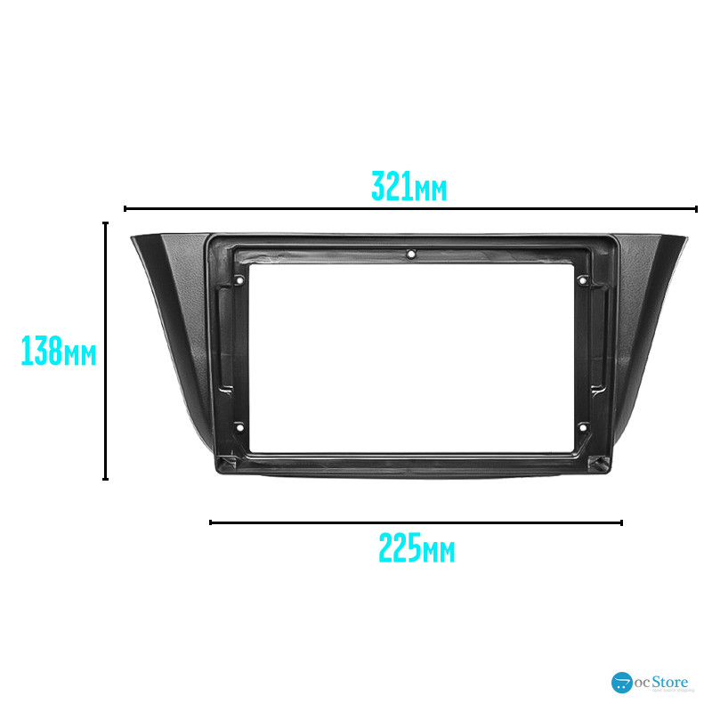 Переходная рамка Iveco Daily 2014+ (7251) 9"