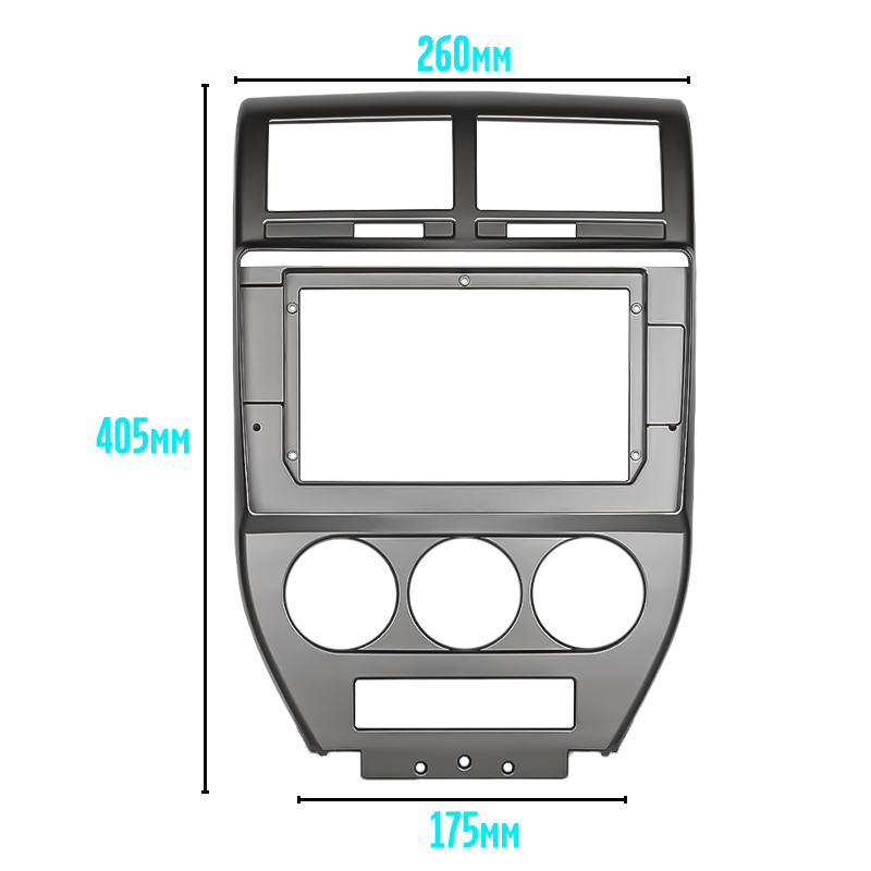 Рамка переходная для Jeep Compass 2007-2010 (6916) 10.1"