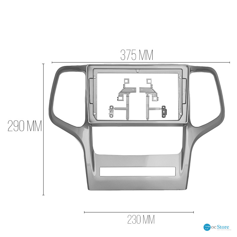 Рамка переходная для Jeep Grand Cherokee 2011-2013 (6800) 9"