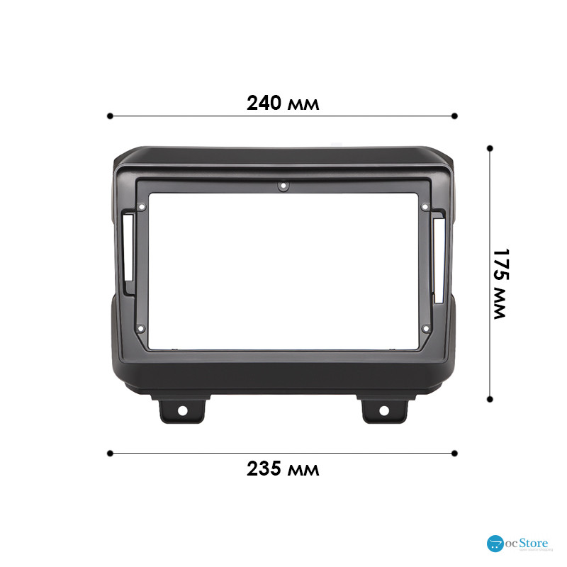 Переходная рамка Jeep Wrangler 2018+ (7261) 9"