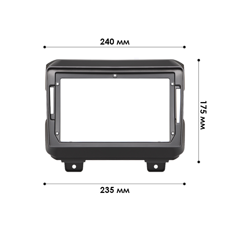 Переходная рамка Jeep Wrangler 2018+ (7261) 9"