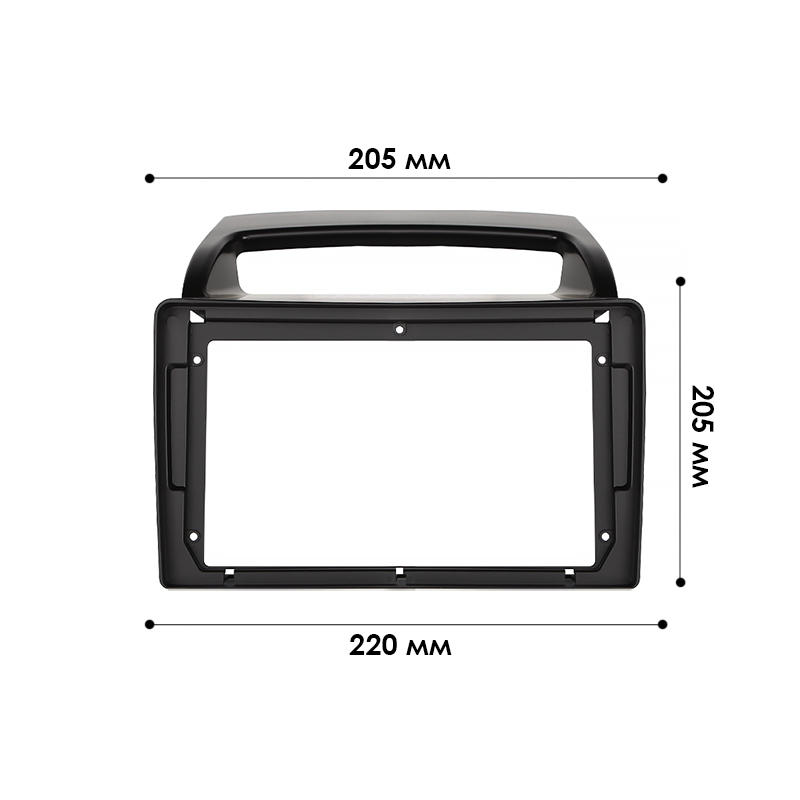 Переходная рамка Kia Carnival 2006-2014 (7279) 9"