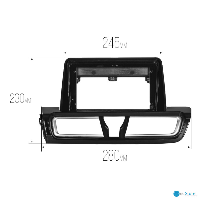 Переходная рамка Kia Forte 2018-2019 (7004) 9"