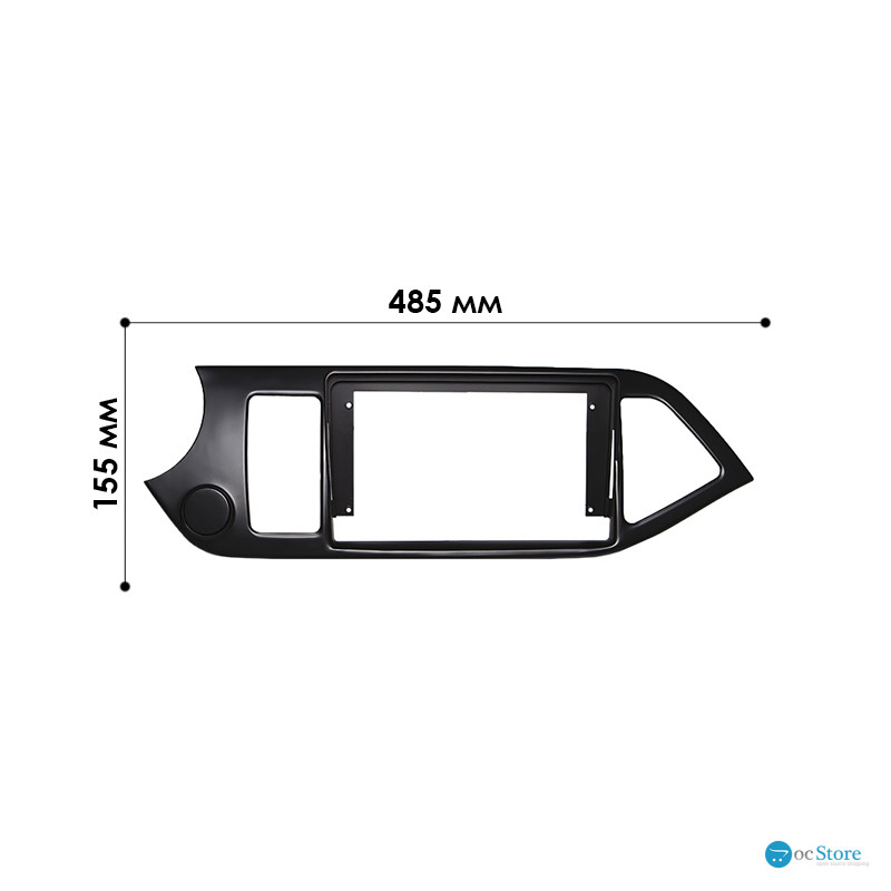 Переходная рамка Kia Morning Picanto 2011-2017 (5306) 9"