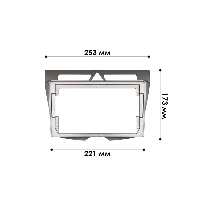 Переходная рамка Kia Picanto Morning 2007-2011 (7281) 9"
