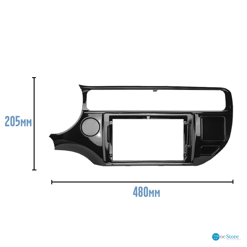 Переходная рамка Kia Rio (UB) 2015-2017 (6946) 9"