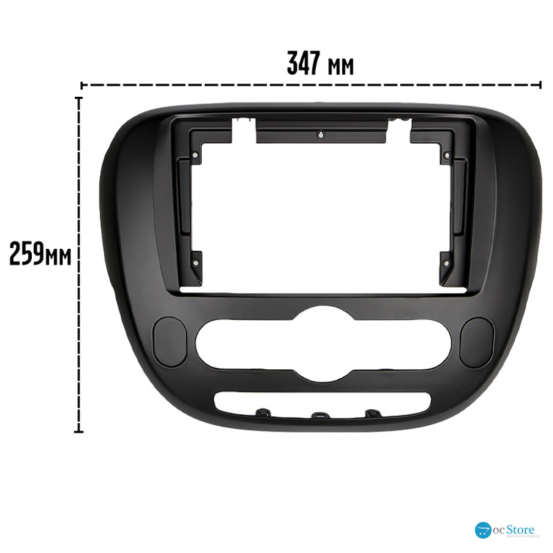 Переходная рамка Kia Soul 2013-2019 High (7280) 9"