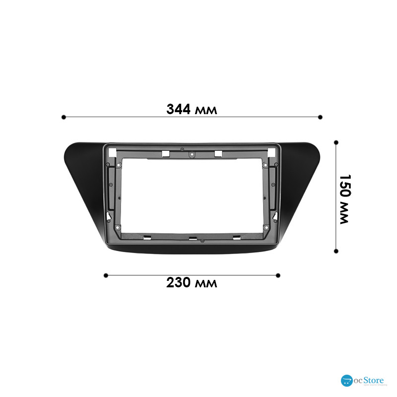 Рамка переходная для Lifan X50 2014-2019 (7266) 9"