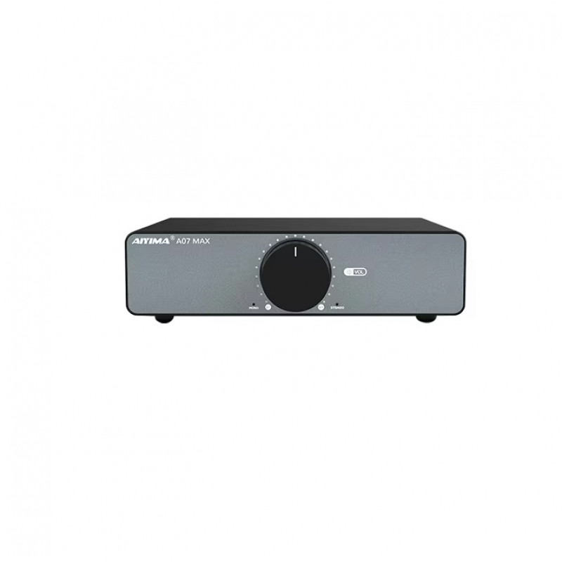 Підсилювач звуку AIYIMA A07 MAX black + блок живлення 48V. AUX, 300Wx2 (TPA3255)