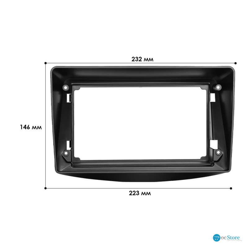Переходная рамка Mitsubishi Grandis 2003-2011 Manual AC (7067) 9"