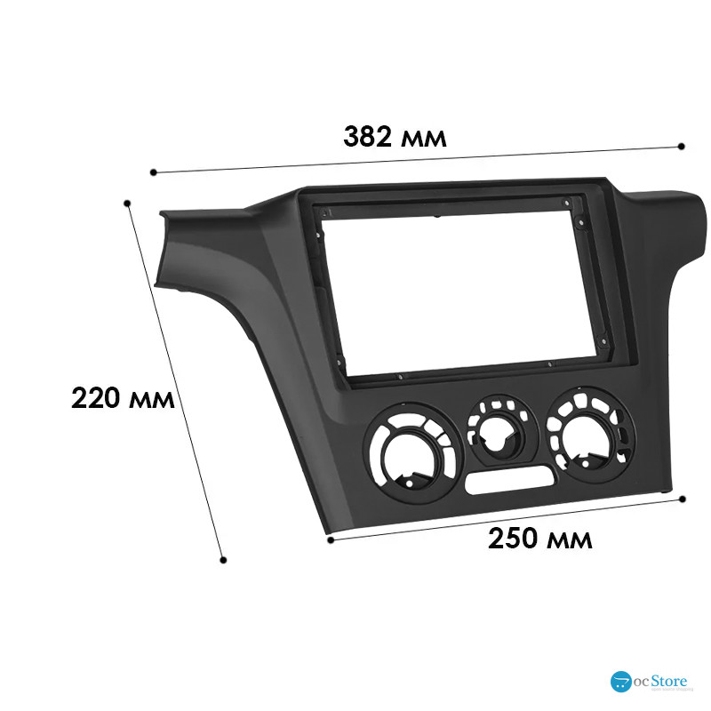 Переходная рамка Mitsubishi Outlander 2003-2006 (F1) (7091) 9"