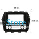 Переходная рамка Nissan Maxima (A36) 2016-2023 (6075) 10.1"
