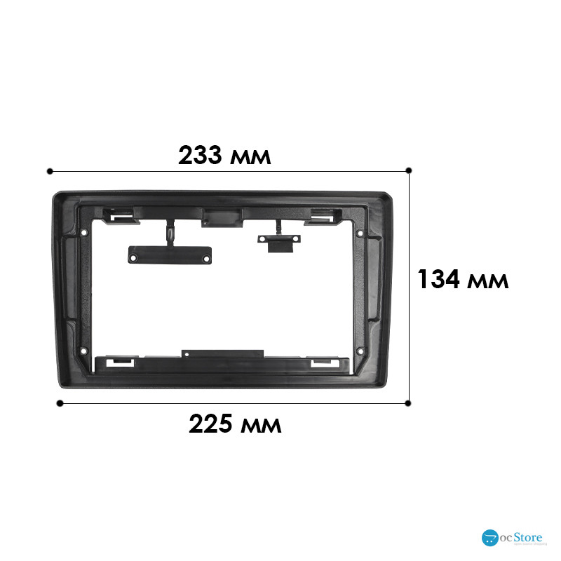 Переходная рамка Nissan Navara (D40) 2005-2010 Pathfinder (R51) 2004-2010 (6896) 9"