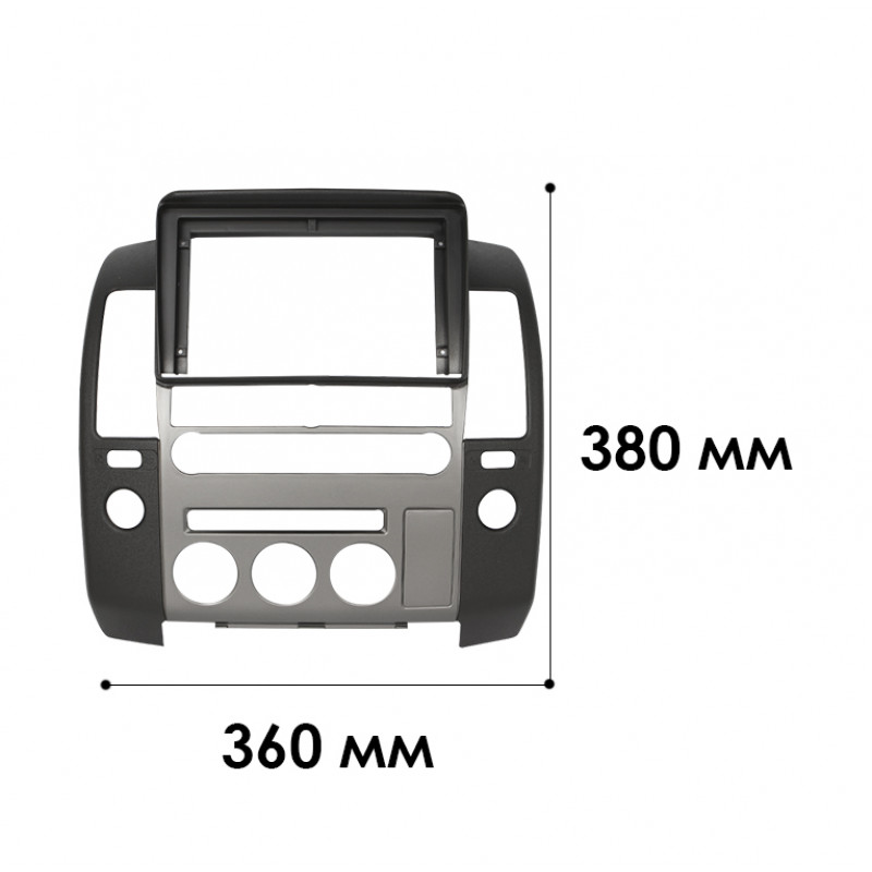 Переходная рамка Nissan Pathfinder Navara (D40) 2004-2014 (1137) 9"