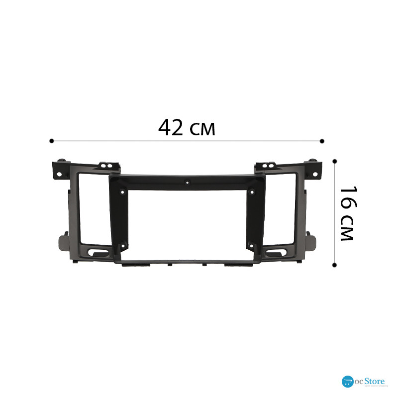 Переходная рамка Nissan Patrol (Y62) 2010-2020 (F1) (4501) 9"