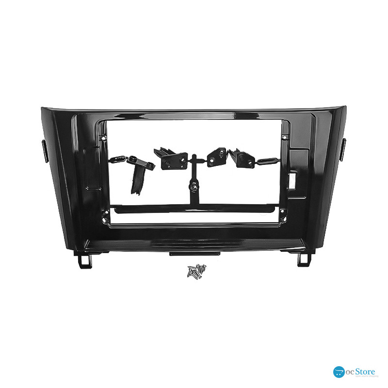 Переходная рамка Nissan Qashqai 2014+ X-Trail 2014+ Rogue 2014+ (6674) TK 0328 10.1" Black