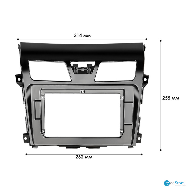 Переходная рамка Nissan Teana 2013-2018 Altima 2012-2018 (6633) 10.1"