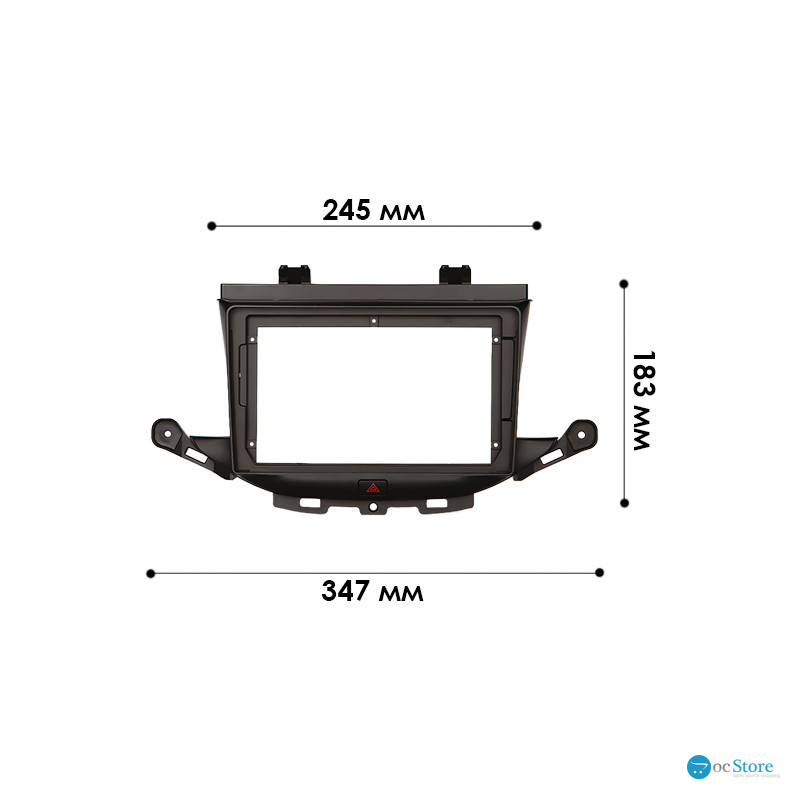 Переходная рамка Opel Astra K 2015-2019 (7707) 9"