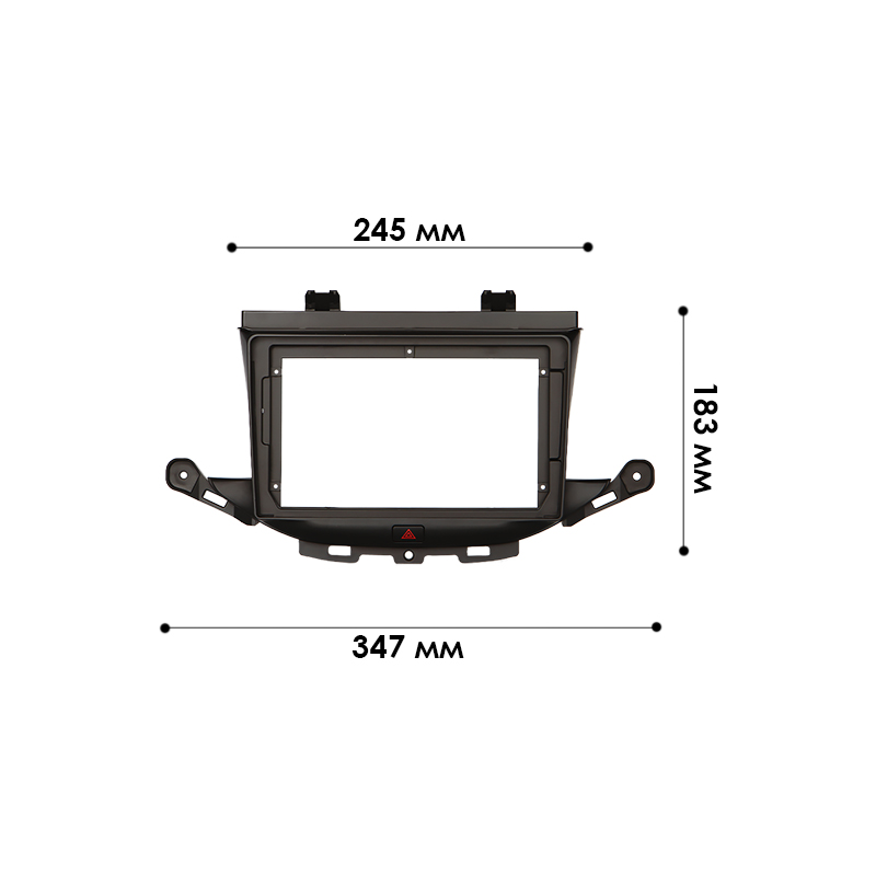 Переходная рамка Opel Astra K 2015-2019 (7707) 9"