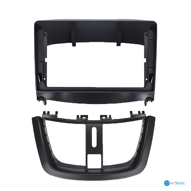 Переходная рамка Peugeot 207 2006-2015 (6869) 9" Black