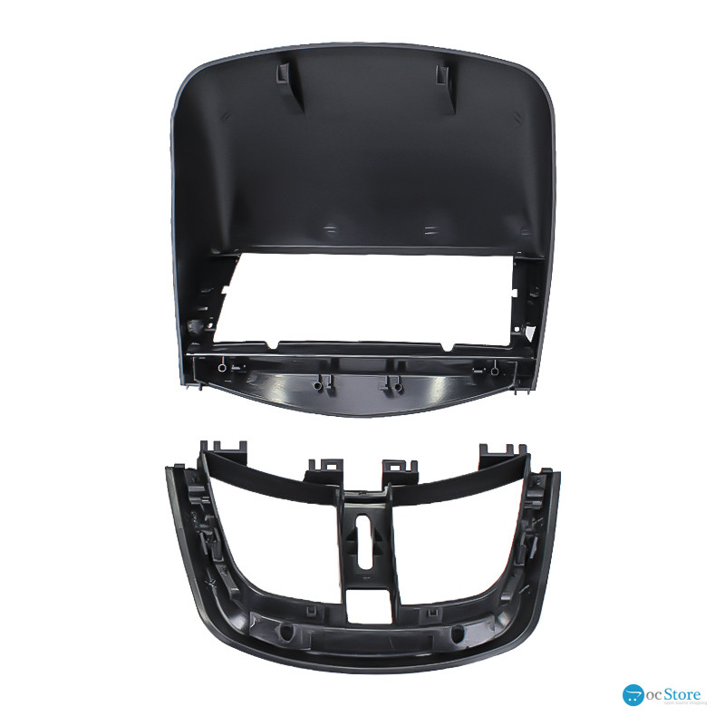 Переходная рамка Peugeot 207 2006-2015 (6869) 9" Black