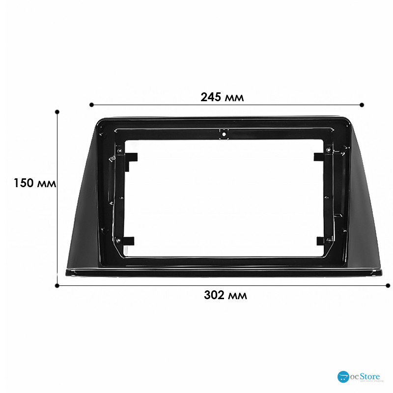 Переходная рамка Peugeot 308 2013-2017 (PE 029T) 10" Black