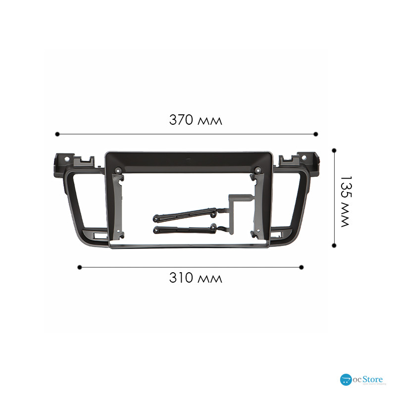 Переходная рамка Peugeot 508 2011-2018 (6931) 9"