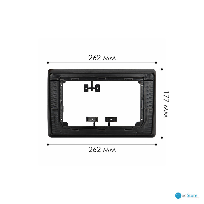Переходная рамка Renault Master 2010-2019 Opel Movano (B) 2010-2019 Nissan NV400 2010-2019 (7600) 10.1"