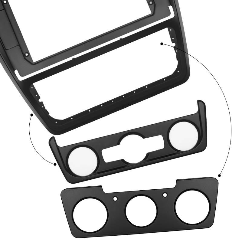 Переходная рамка Skoda Yeti 2009-2017 (6879) 10.1"