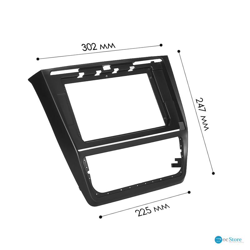 Переходная рамка Skoda Yeti 2009-2017 (6879) 10.1"