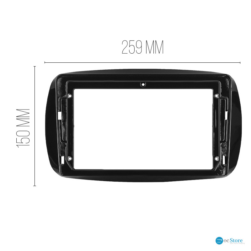 Переходная рамка Smart ForTwo 2014-2020 (7252) 9"