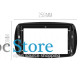Переходная рамка Smart ForTwo 2014-2020 (7252) 9"