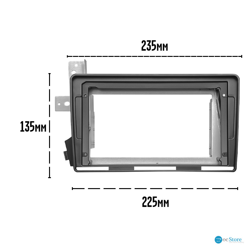 Переходная рамка SsangYong Actyon Kyron 2005-2015 (7283) 9"