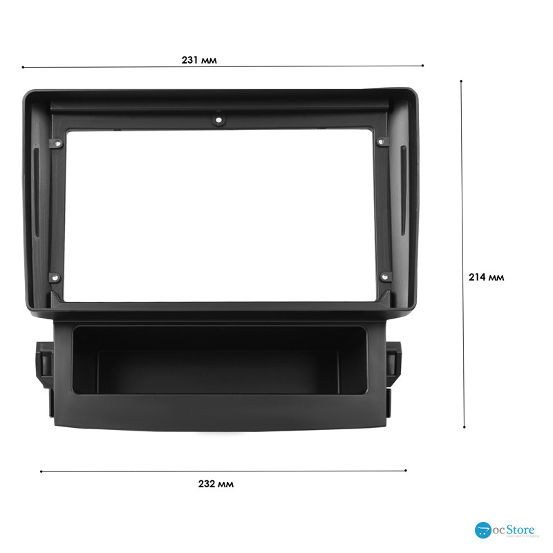 Переходная рамка Subaru Forester 2018-2021 Impreza 2017-2020 (6958) 9"