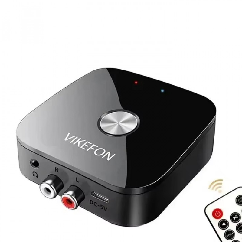 Bluetooth-ресивер Vikefon T68 з пультом керування. Bluetooth 5.4