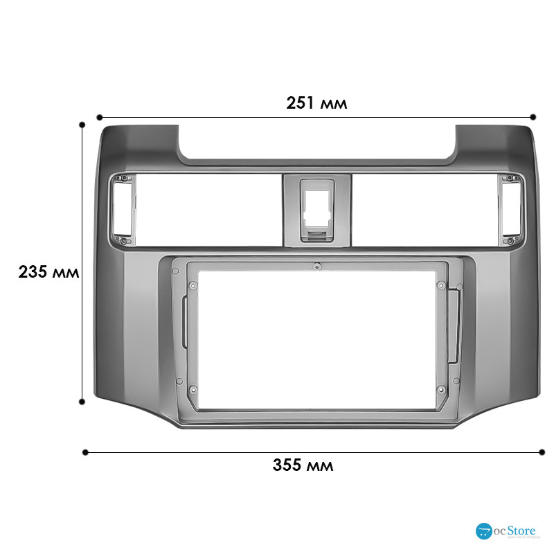 Переходная рамка Toyota 4Runner 2009+ (6588) 9"