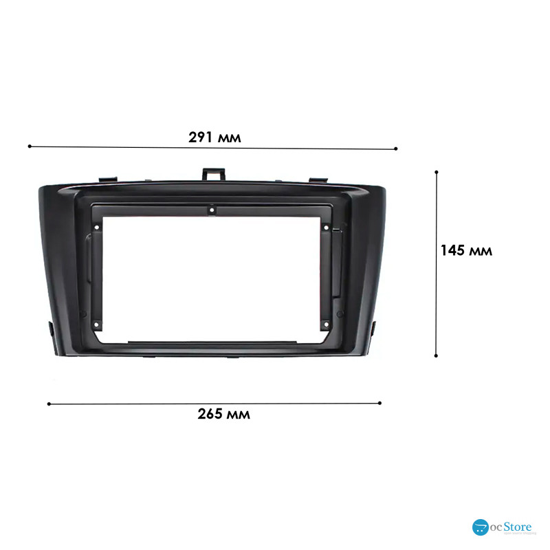 Переходная рамка Toyota Avensis 2009-2015 (6598) 9"