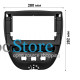 Переходная рамка Toyota Aygo 2005-2014 Citroen C1 2005-2014 Peugeot 107 2005-2014 (TO 207T) 7197 10.1"