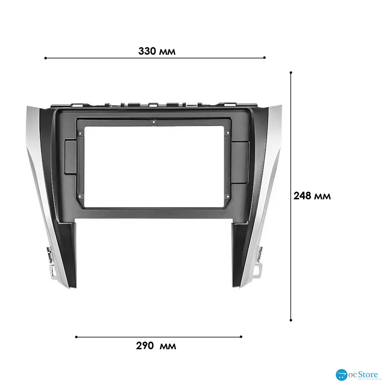 Переходная рамка Toyota Camry 2015-2018 (6237) 10.1"