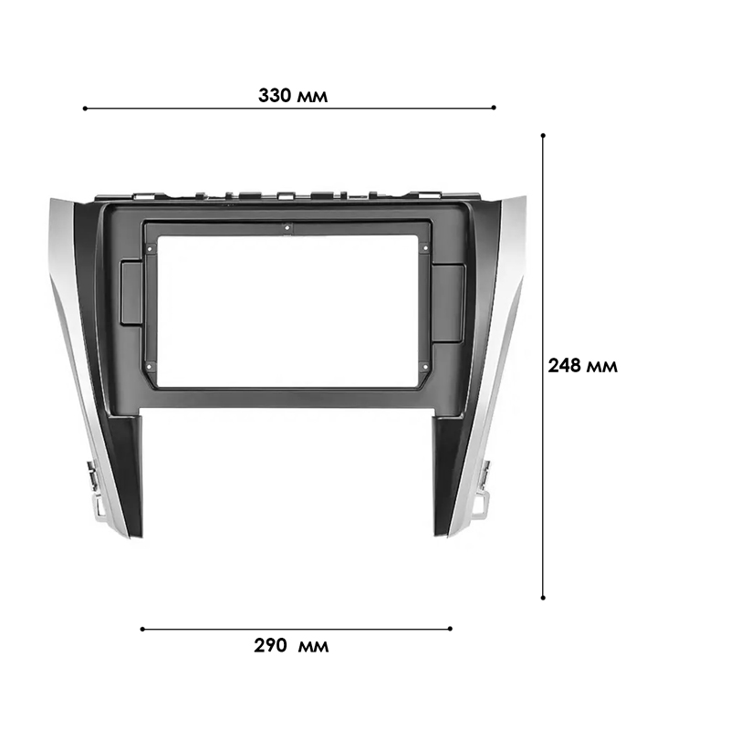 Переходная рамка Toyota Camry 2015-2018 (6237) 10.1"