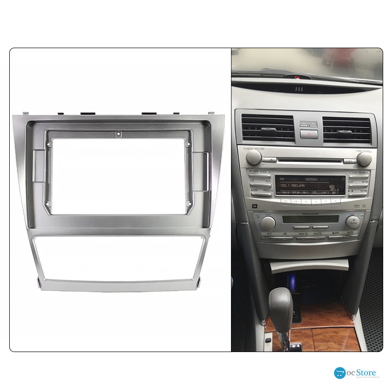 Переходная рамка Toyota Camry Aurion Daihatsu Altis 2006-2011 (TO 182T) 10.1" Silver