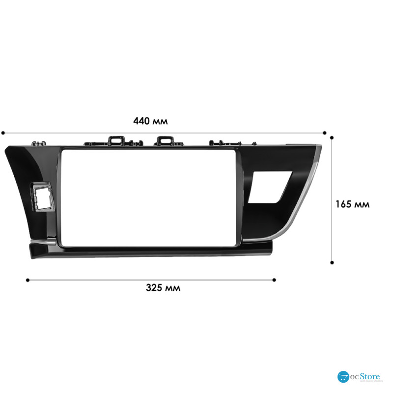 Переходная рамка Toyota Corolla 2013-2016 (6274) 10.1"