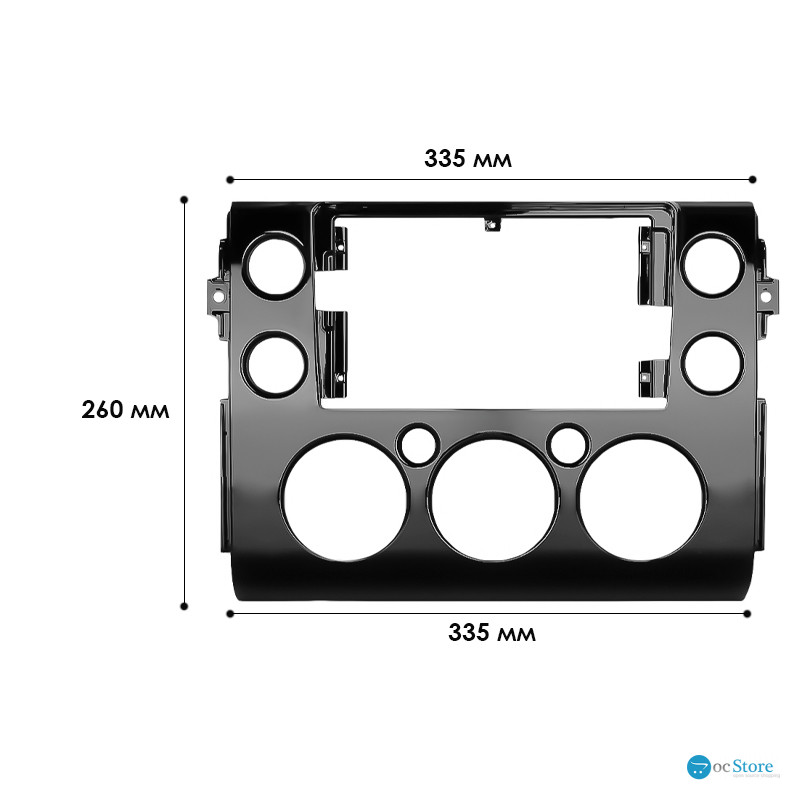 Переходная рамка Toyota FJ Cruiser 2007-2016 (6880) 9"