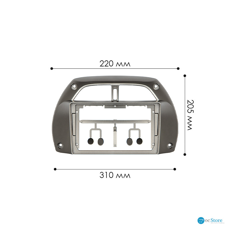 Переходная рамка Toyota RAV4 2000-2003 (7029) 9"