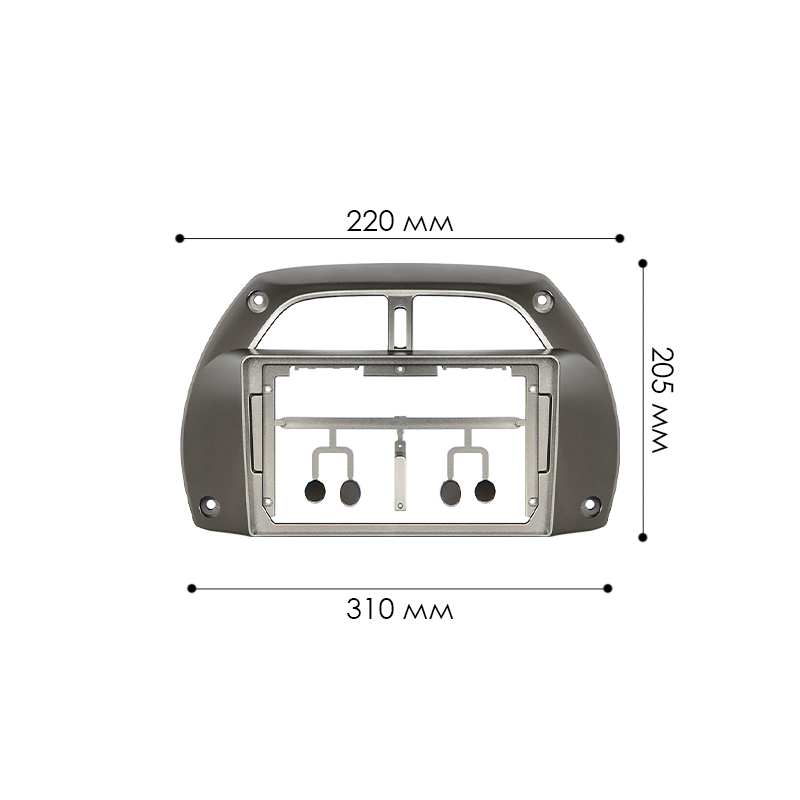 Переходная рамка Toyota RAV4 2000-2003 (7029) 9"